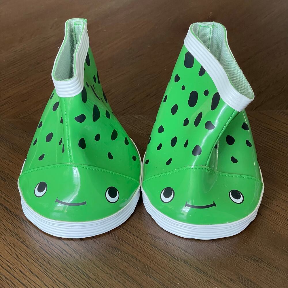 Green Frog Wellies Rain Boots for Plush Build A Bear? Stuffed Toy HTF Keroppi?